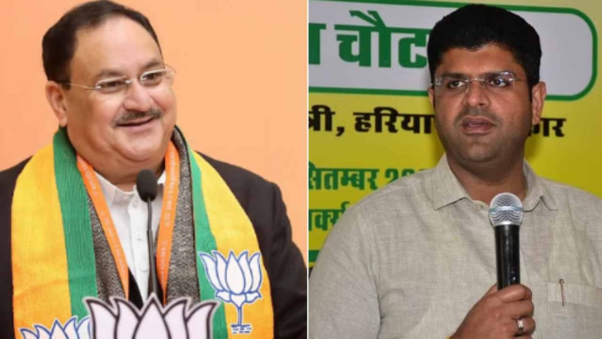 Lok sabha election 2024: Dushyant Chautala met BJP President JP Nadda