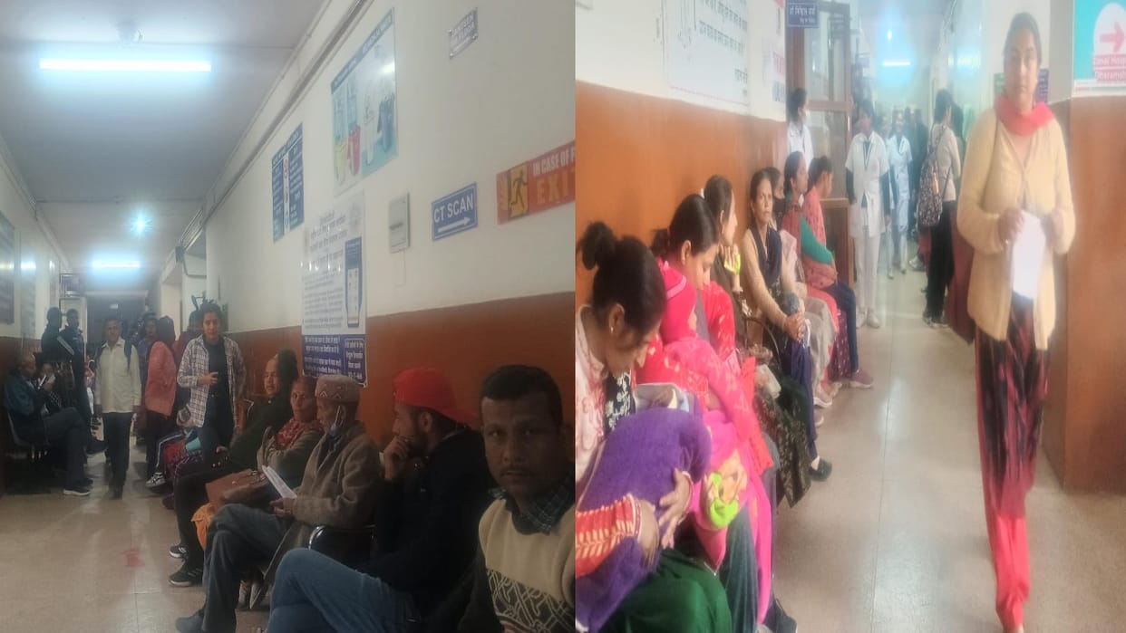 Problems of patients and attendants increased due to strike of doctors in Zonal Hospital Dharamshala