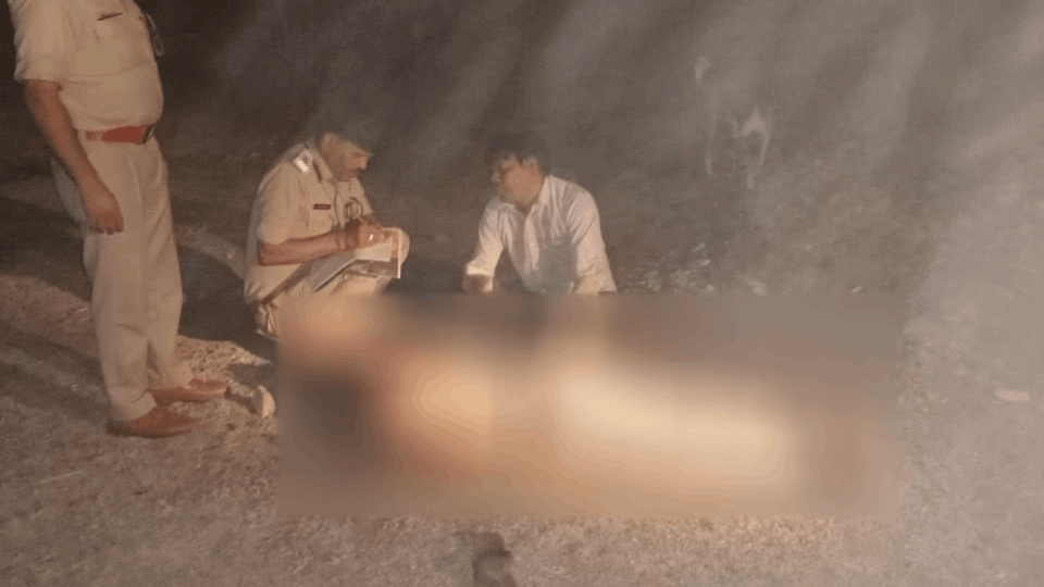 घटना स्थल पर पहुंची पुलिस