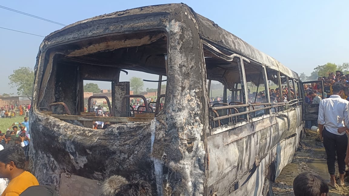 three susopended and one terminnated in Ghazipur bus accident.