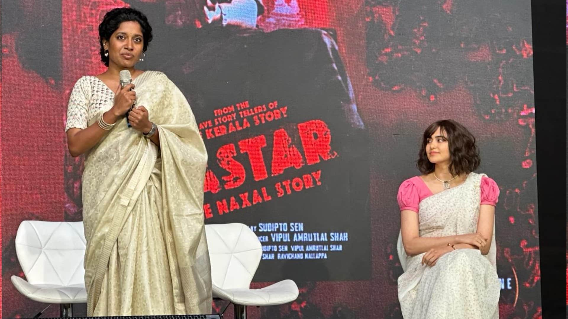Actor Indira Tiwari speaks about her role in the movie Bastar The Naxal Story at Vande Veeram Song Launch