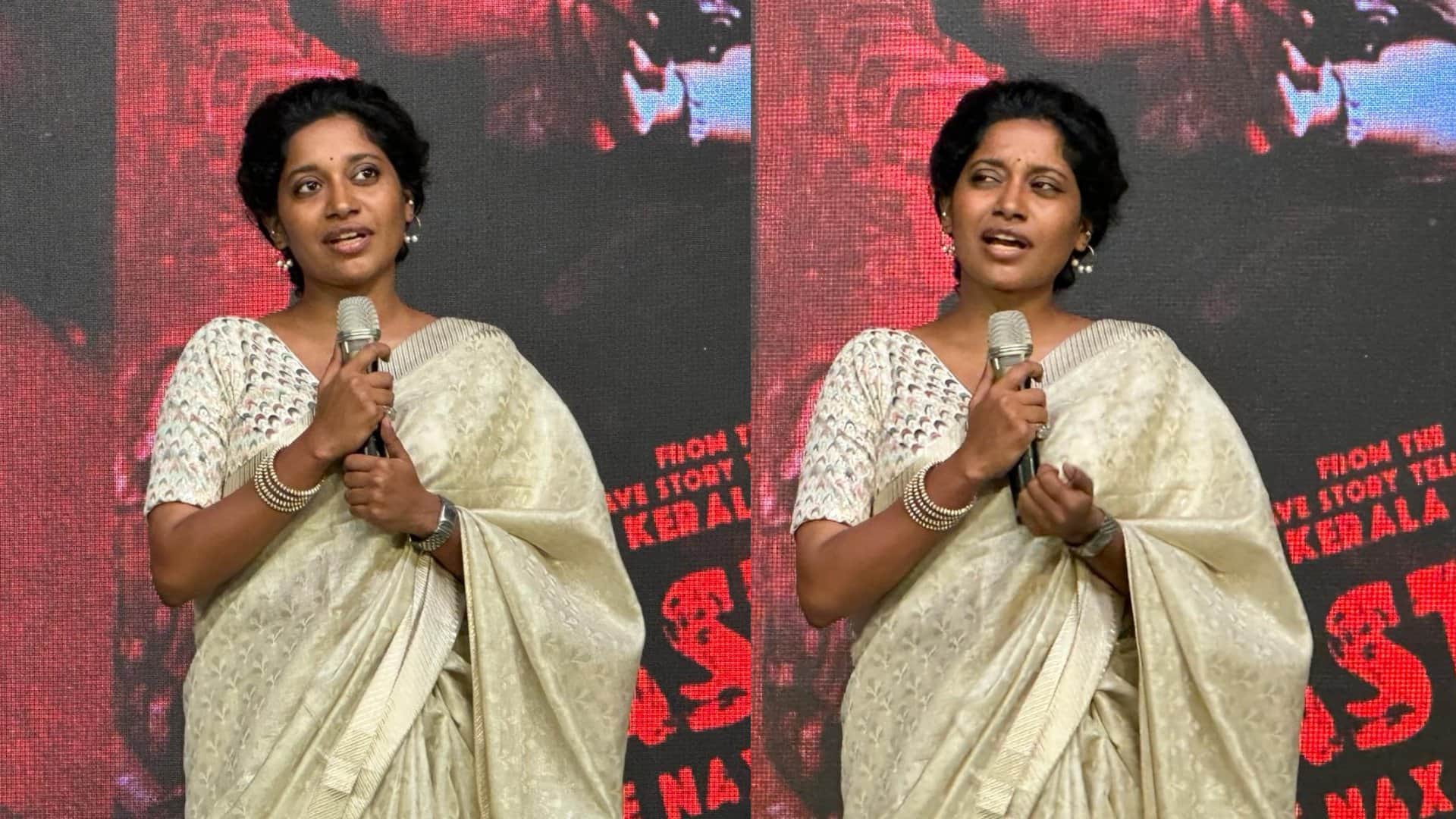 Actor Indira Tiwari speaks about her role in the movie Bastar The Naxal Story at Vande Veeram Song Launch