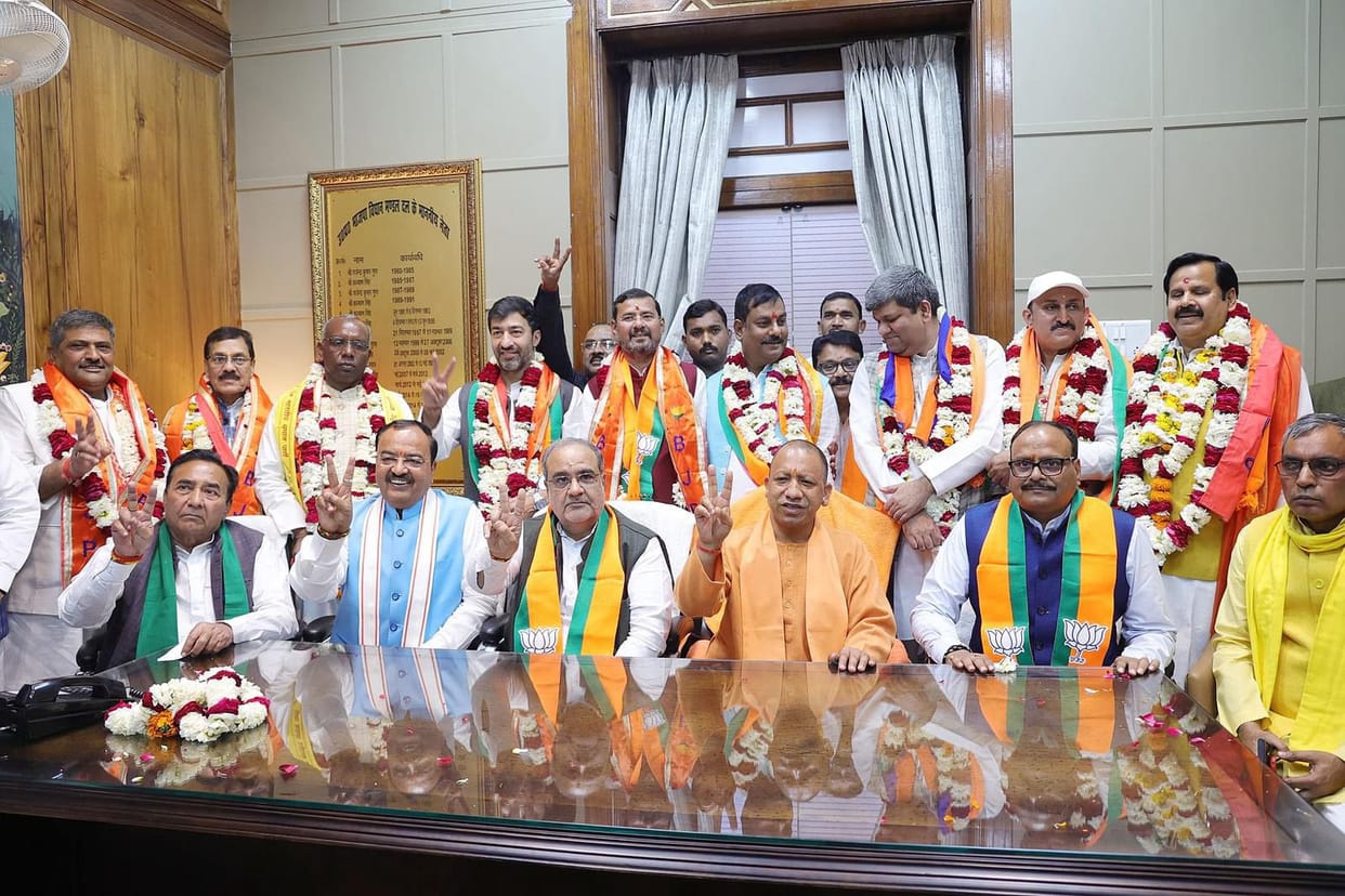 All candidates won unopposed in UP Vidhan Parishad Election.
