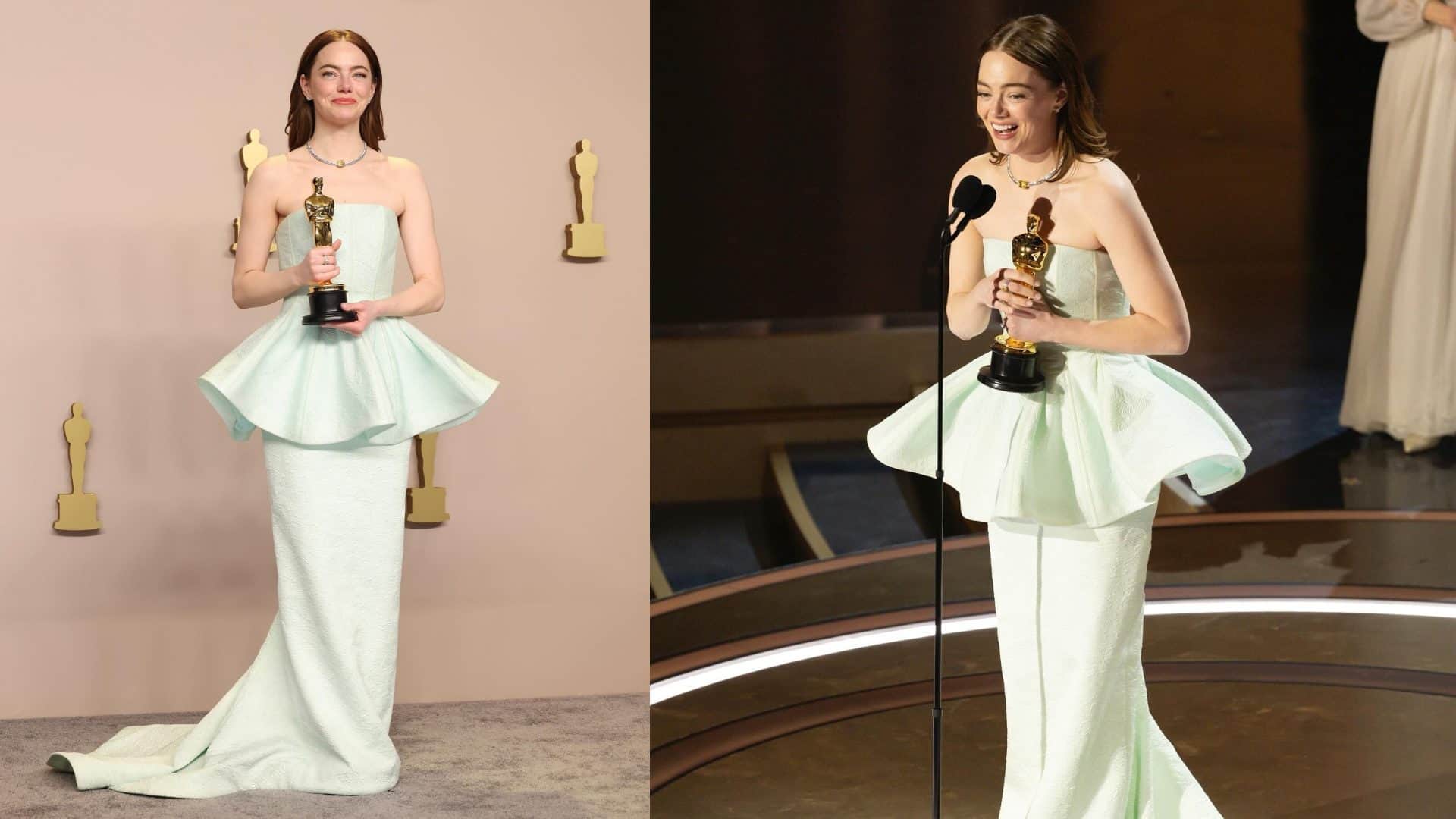 Oscar 2024 red carpet Look of margot robbie to emma stone at oscar