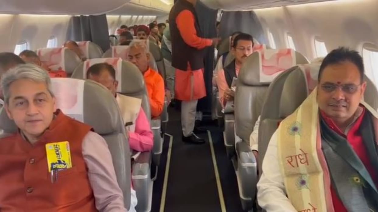Rajasthan News: CM reached Ayodhya with the state cabinet, LokSabha candidate Kailash Choudhary also with them
