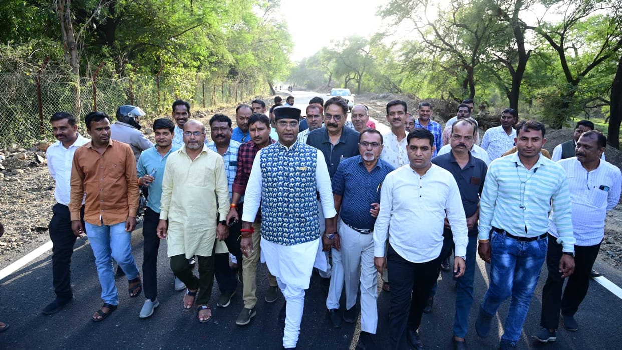 MP: CM will inaugurate the new road from Sanjeev Nagar to Newri Lalghati today, distance to Bhopal airport red