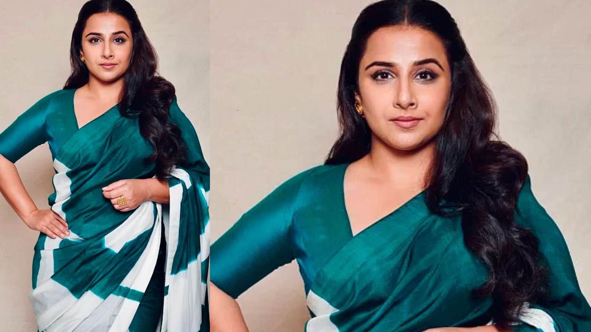 bhool bhulaiyaa 3 actress Vidya Balan beautiful saree collection