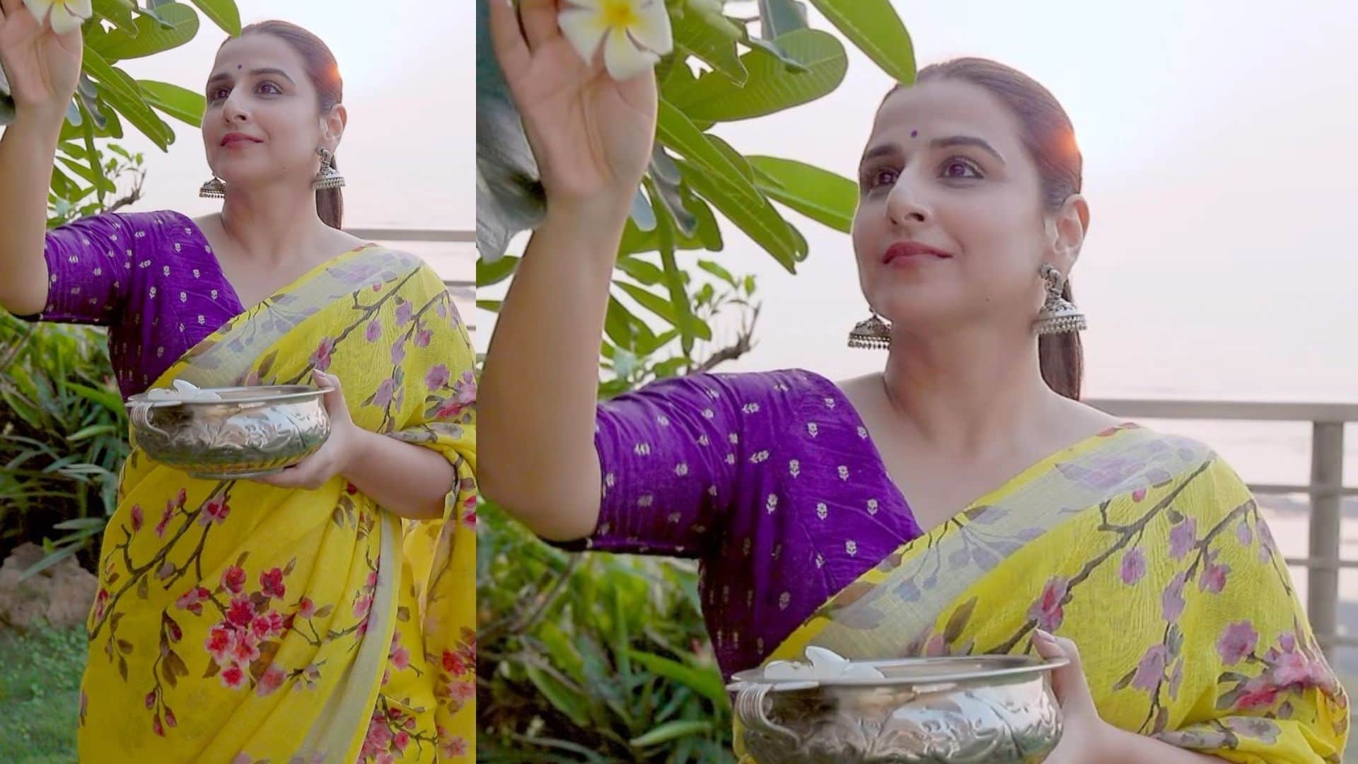 bhool bhulaiyaa 3 actress Vidya Balan beautiful saree collection