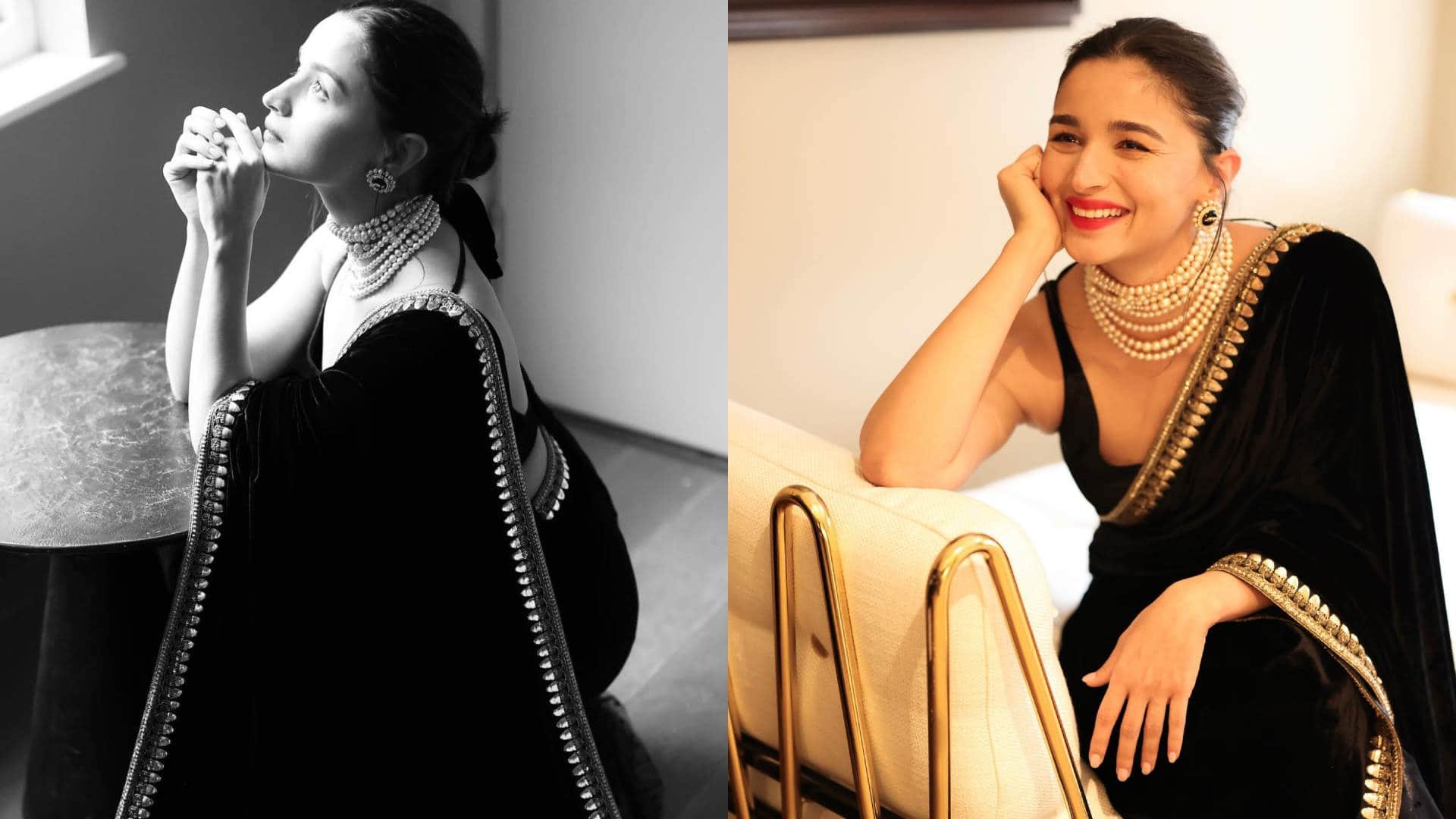 Alia Bhatt Birthday hairstyle inspired by alia bhatt in saree and western dress for wedding