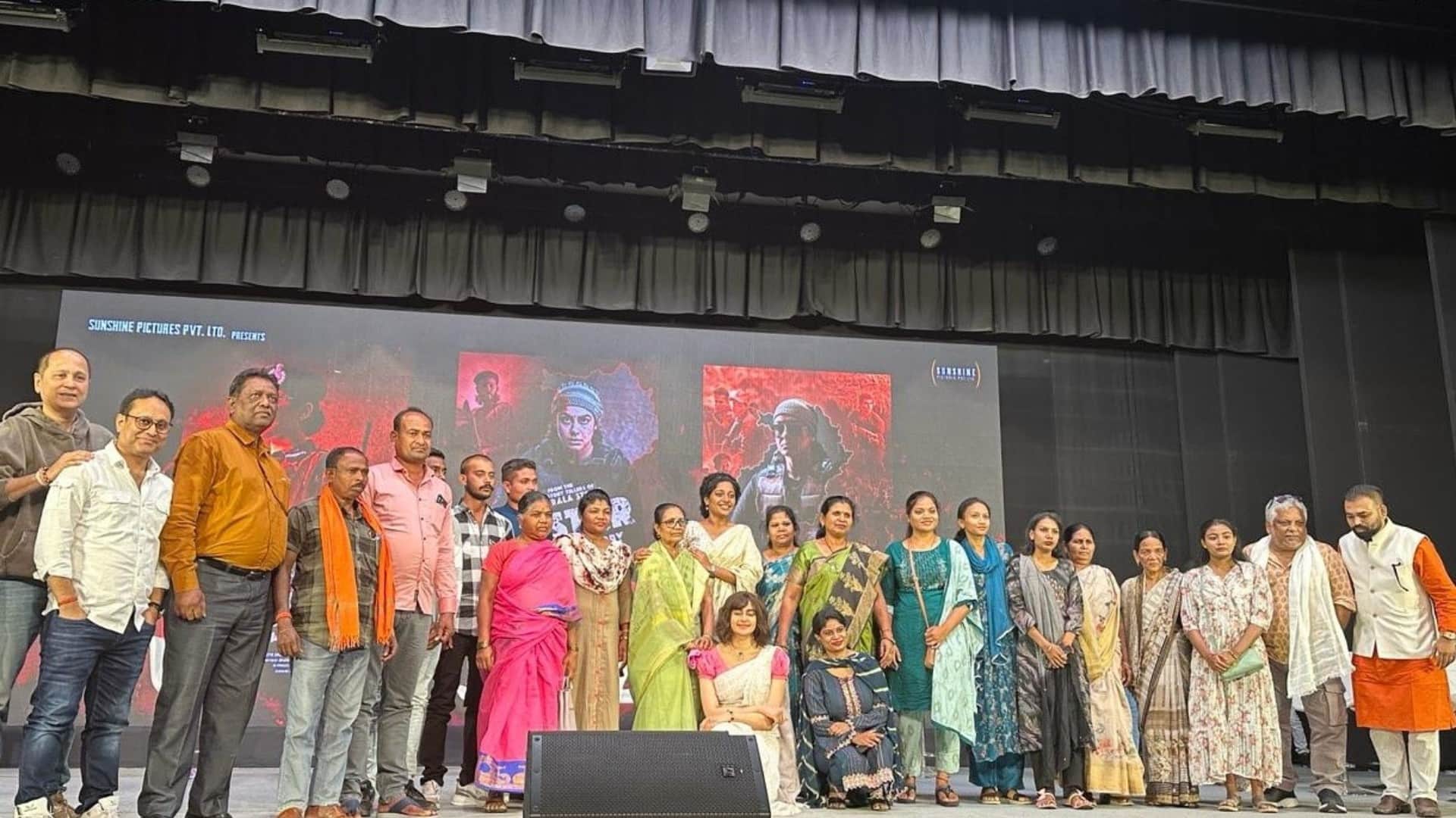 Actor Adah Sharma speaks about her role in the movie Bastar The Naxal Story at Vande Veeram Song Launch