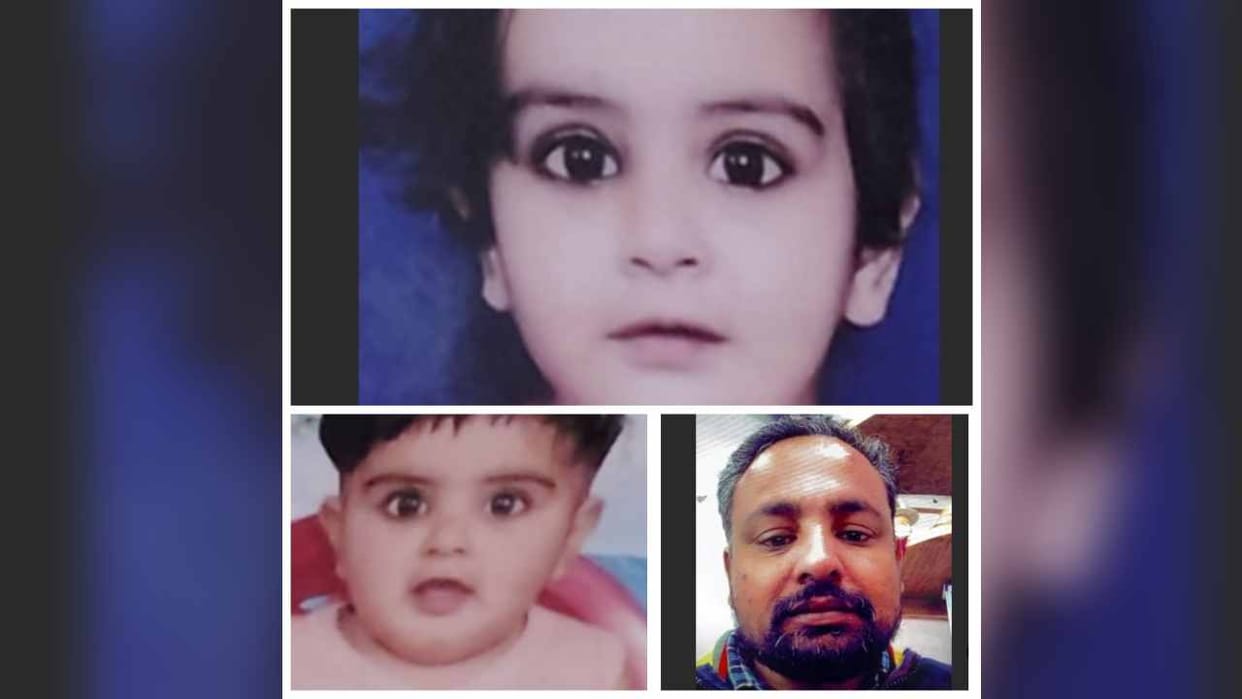 Father dead body found in canal after two innocent children