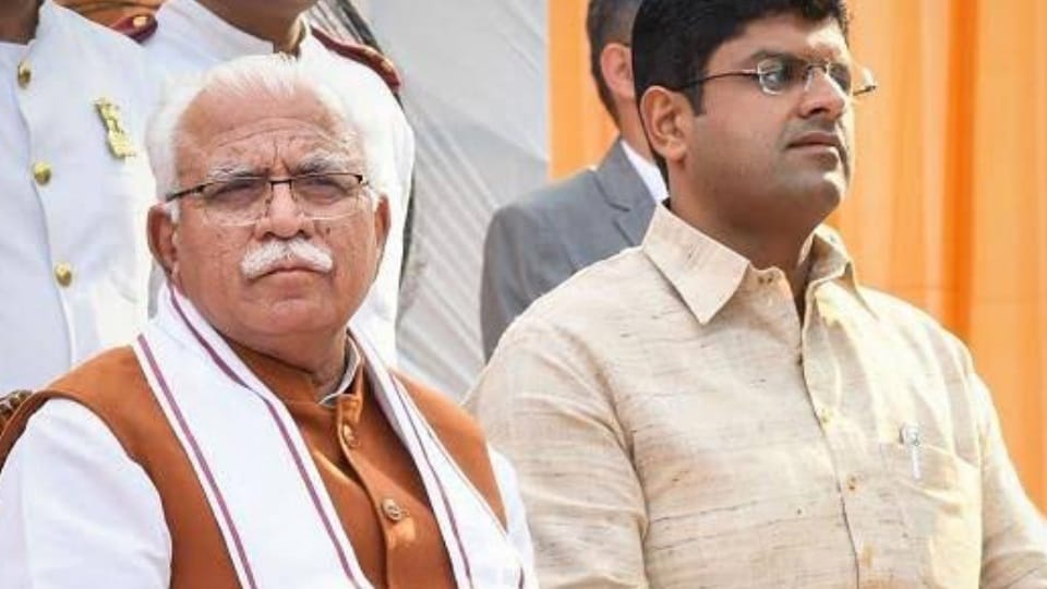 मनोहर लाल और दुष्यंत चौटाला