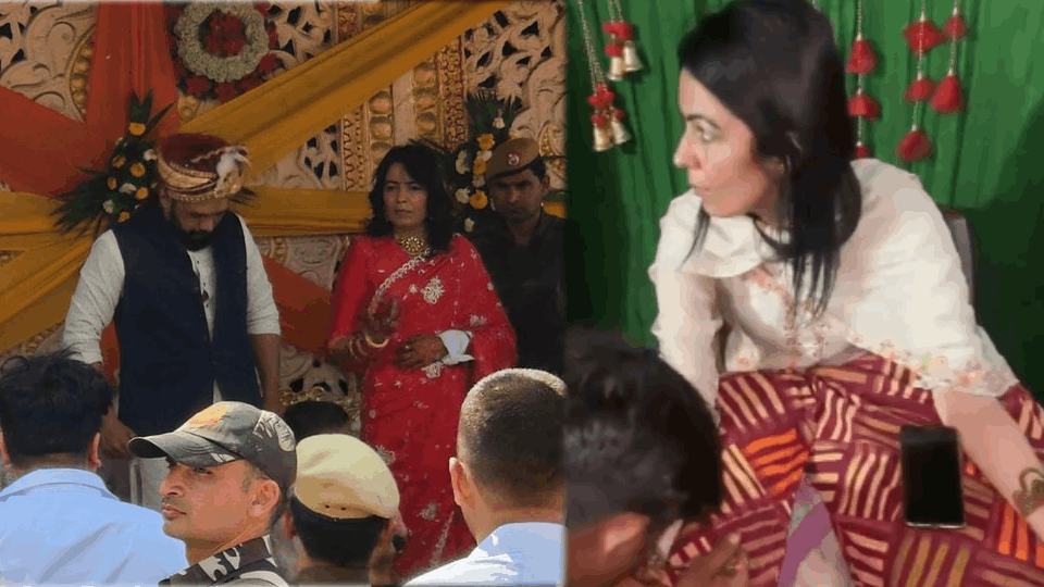 Gangster Kala Jathedi and Lady Don Anuradha Chaudhary wedding Exclusive photos