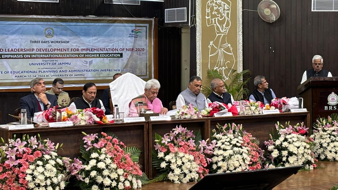 lg manoj sinha said Education should be driven by creativity rather than by curriculum