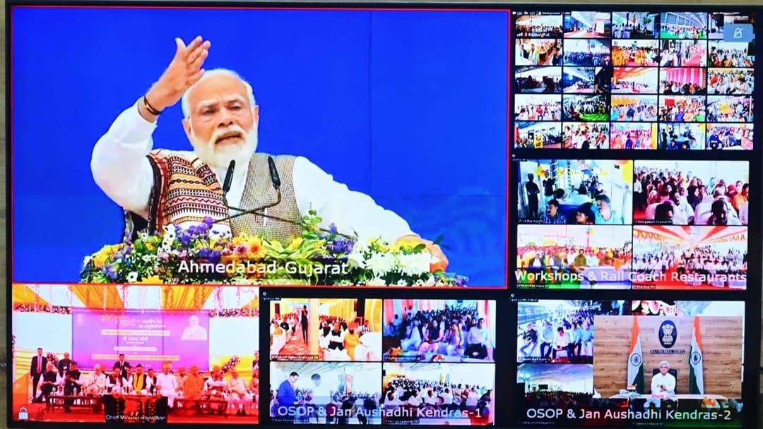 PM Modi dedicates Logistics Park in Samba and Rail Coach Restaurant in Katra to public