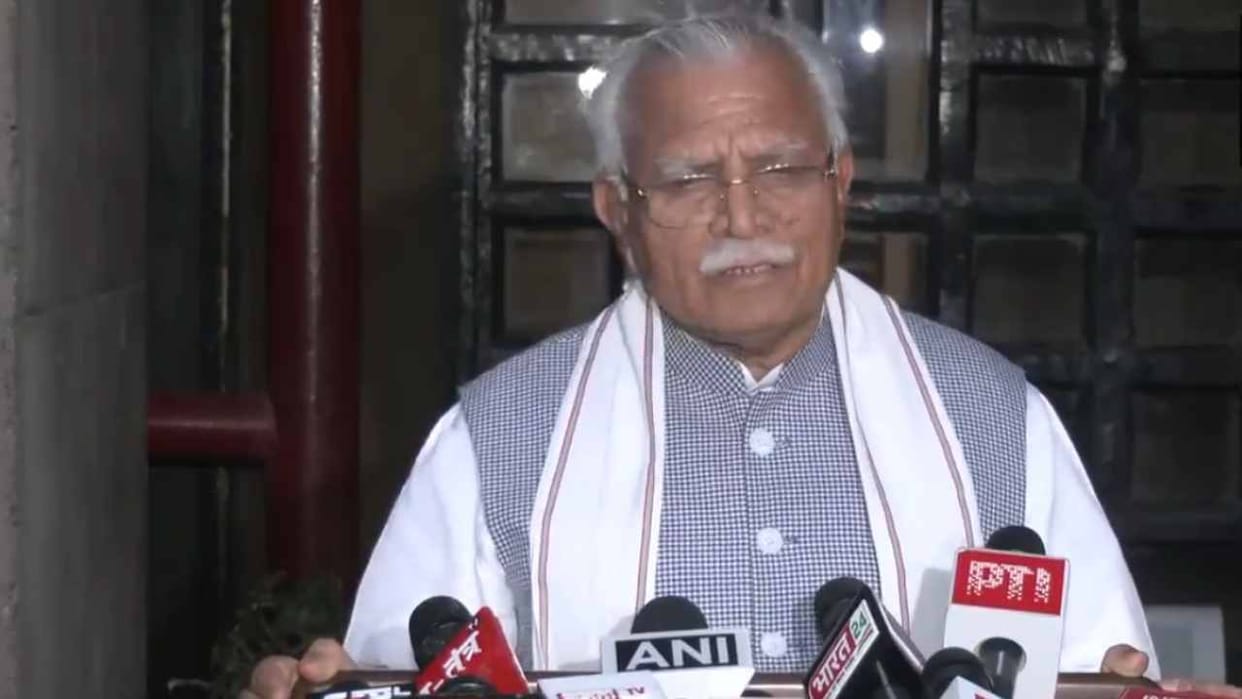 Manohar Lal made a big revelation in the press conference