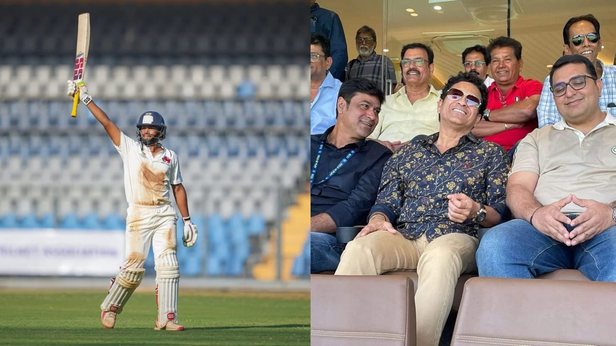 Ranji Trophy: Final match Centurian Musheer Khan said – Seeing Sachin on big screen was enough for inspiration