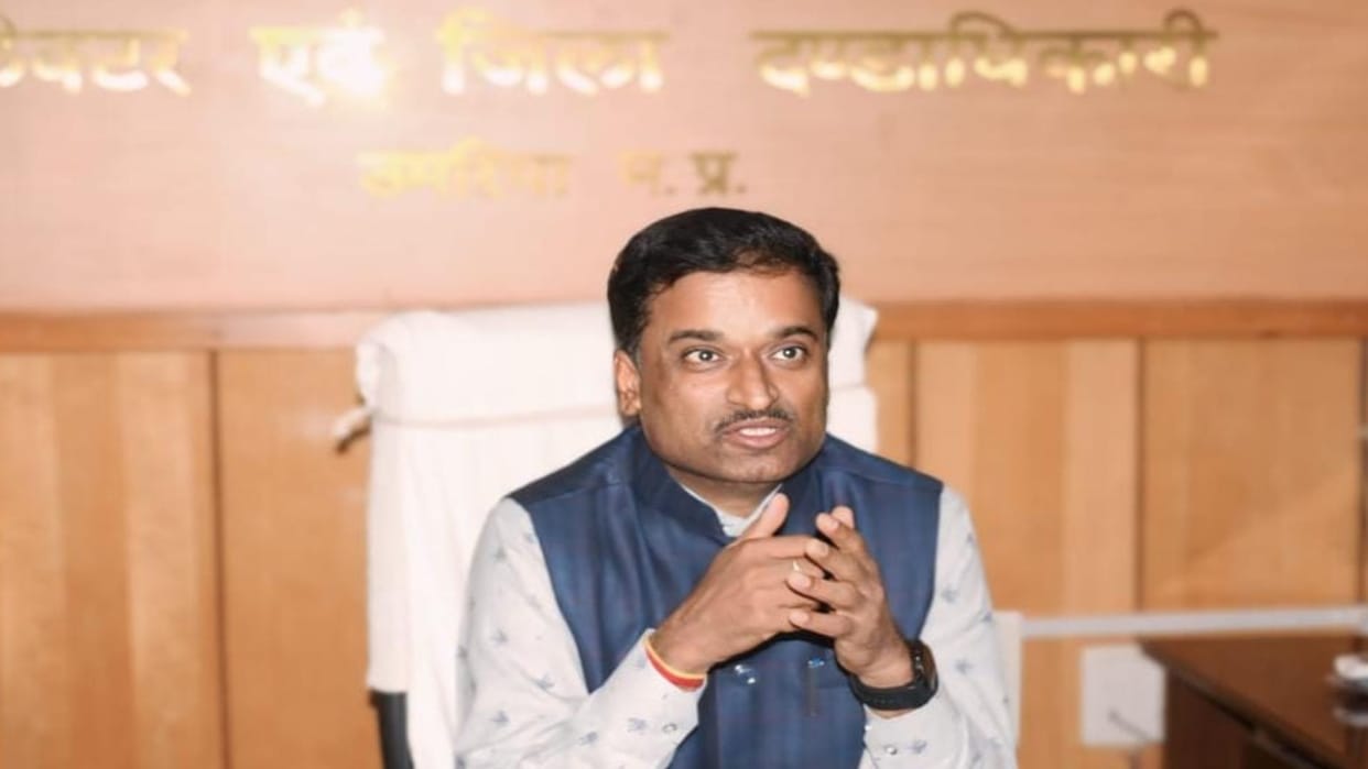 New collector Dharnendra Kumar Jain took charge