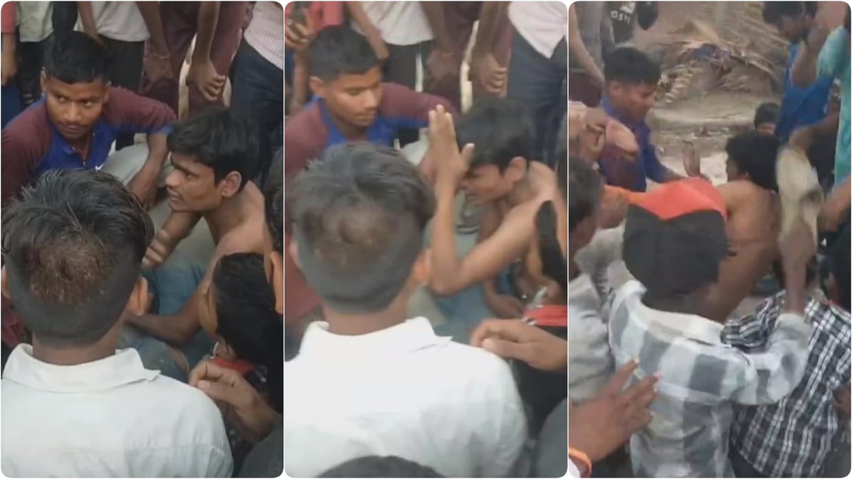 Patna News: villagers beat 3 youths thinking they were thieves; was found in intoxicated state
