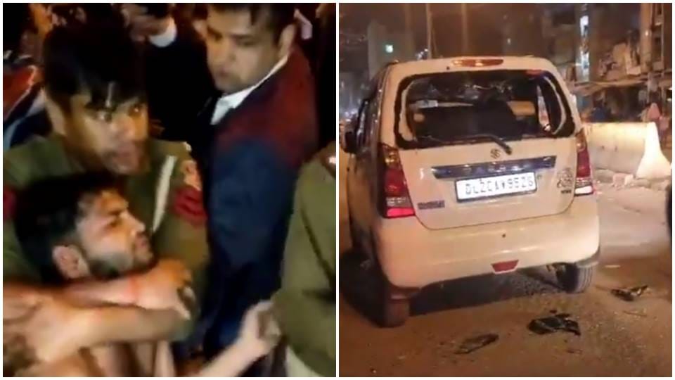 Attack on the police team that went to catch the criminal