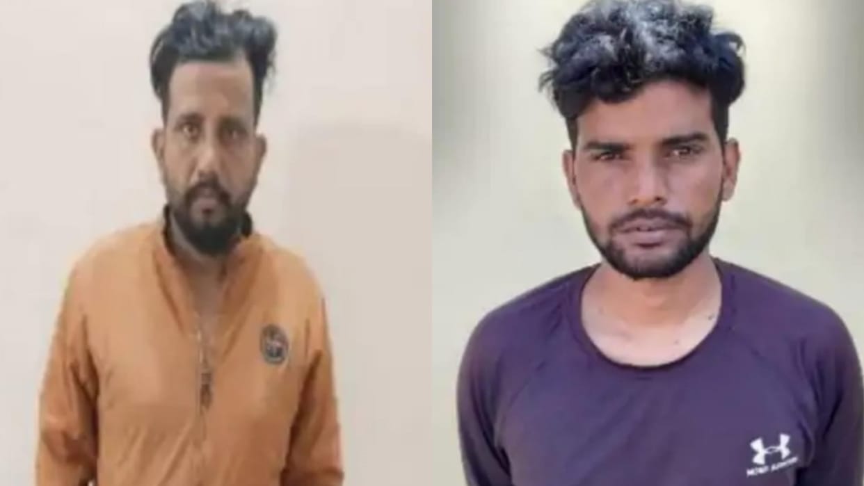 Hanumangarh Two people arrested with illegal weapons and heroin