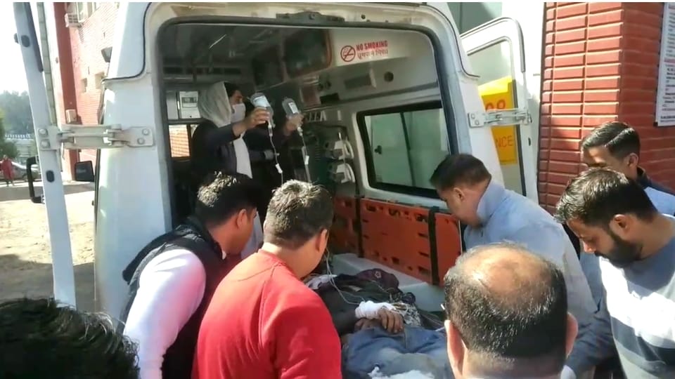 samba blast news: person injured due to blast of old motar shell in forest area of samba