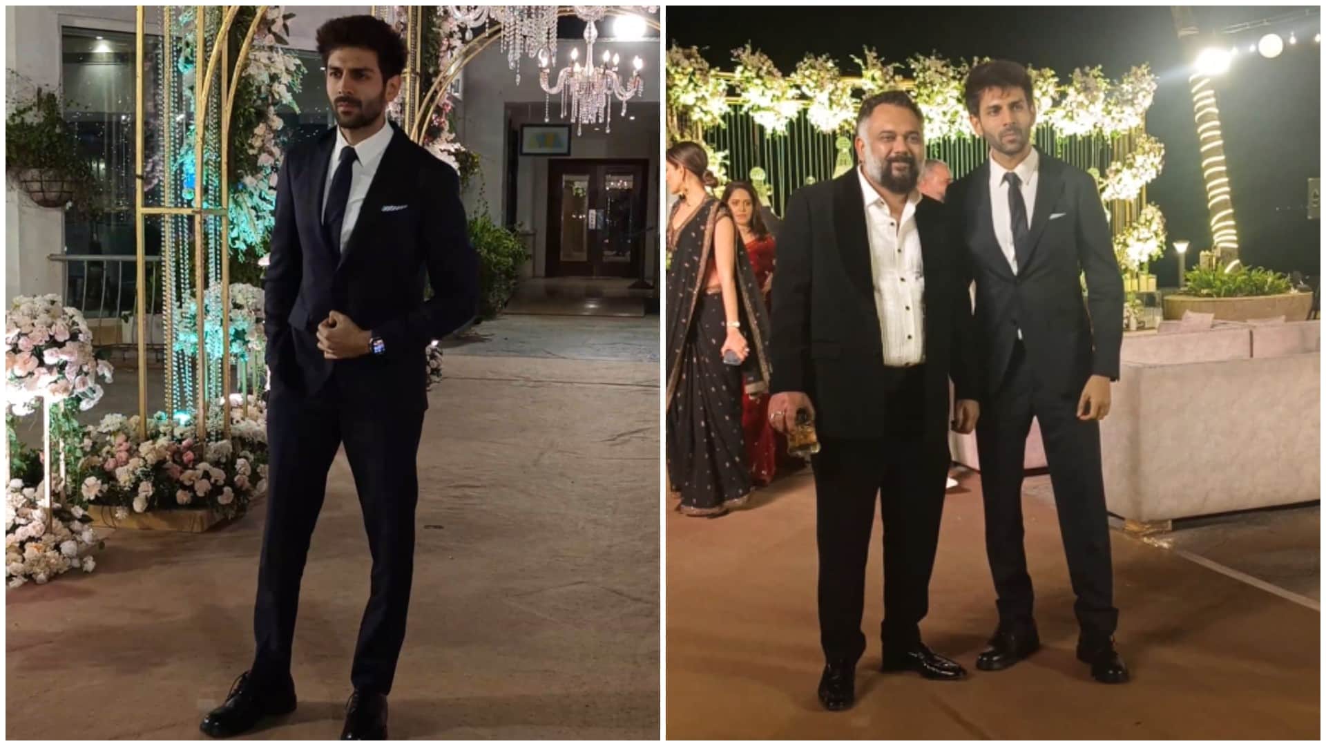 Kartik Aaryan Nushrratt Bharuccha Manjot Singh and Other Celebs Attend Sunny Singh Sister Wedding Reception