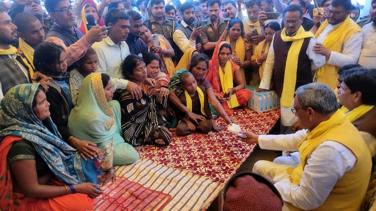 Cabinet Minister Om Prakash Rajbhar will visit Digha village, will meet Nandini's family.