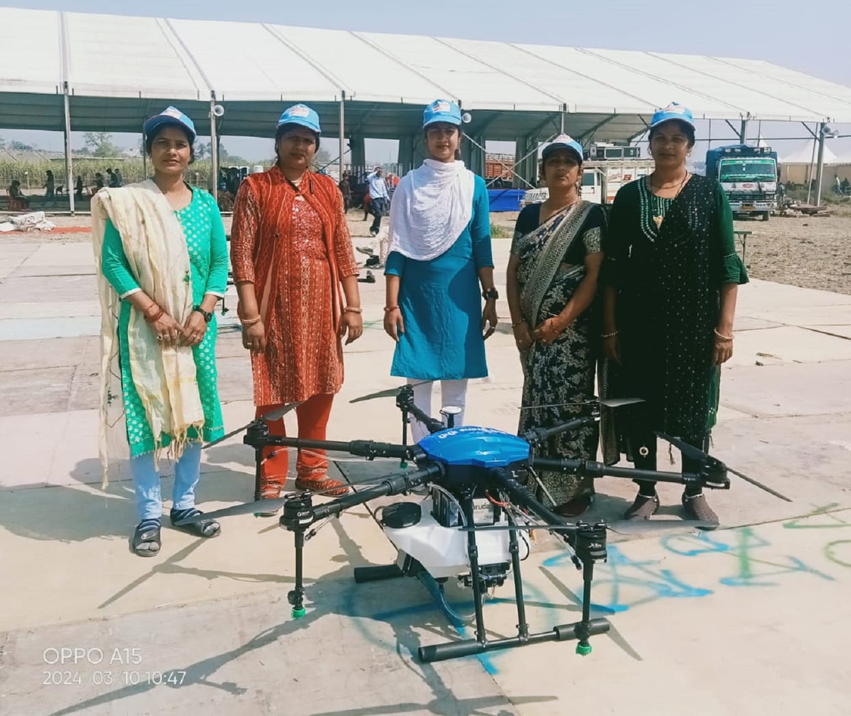 PM Modi watches flight of many drone Sakhis of Varanasi virtually