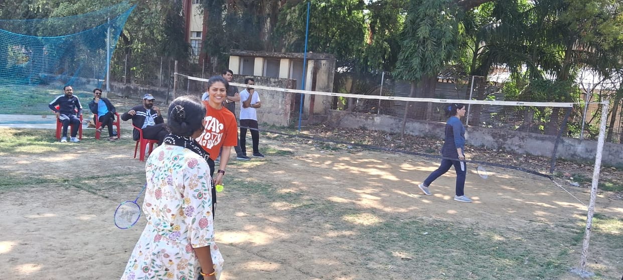 Bhumika and Seema pair won badminton doubles title in BHU game