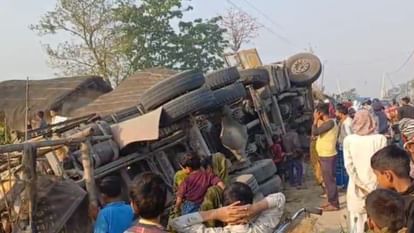 Bihar News: अनियंत्रित होकर हाईवा घर में घुसा, एक की हुई दर्दनाक मौत, दो दिन बाद थी घर में शादी, पसरा मातम One died due to uncontrolled entry into Haiwa truck