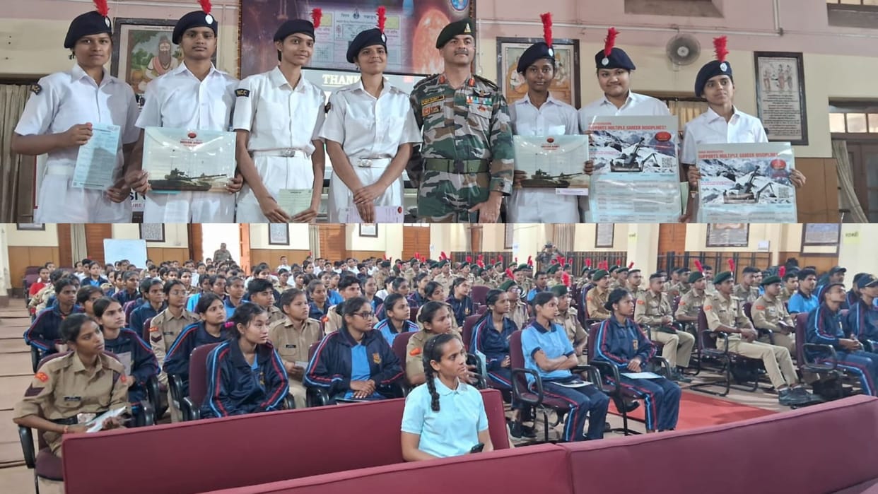NCC cadets in BHU know how to join army in varanasi
