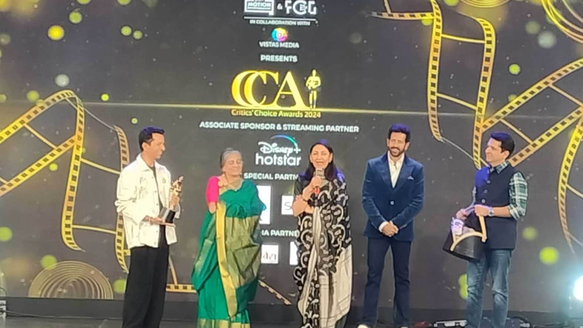 Film Critics Guild of Anupama Chopra gives Vidhu Vinod Chopra Best Film 12th fail Critics Choice Award 2024