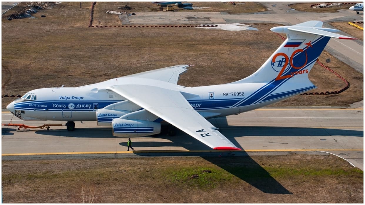 The Russian Defense Ministry says a military transport plane with 15 people on board has crashed on takeoff