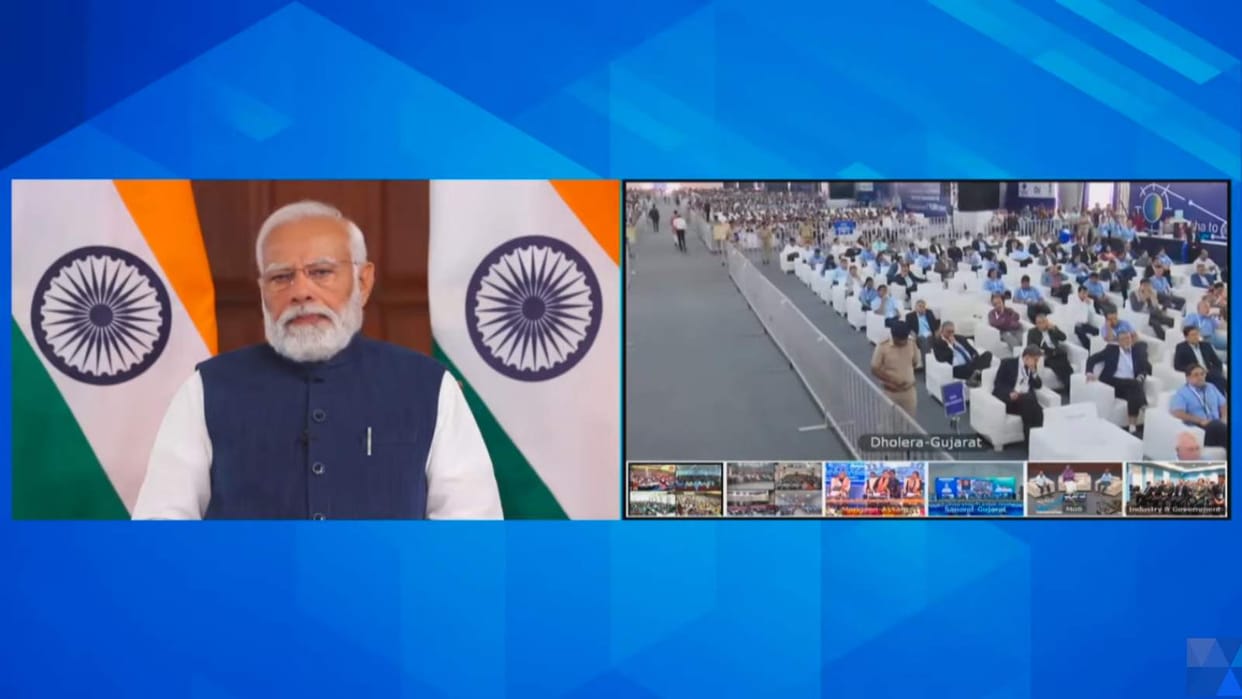 India's Techade Chips for Viksit Bharat PM Modi Semiconductor Facilities foundation stone