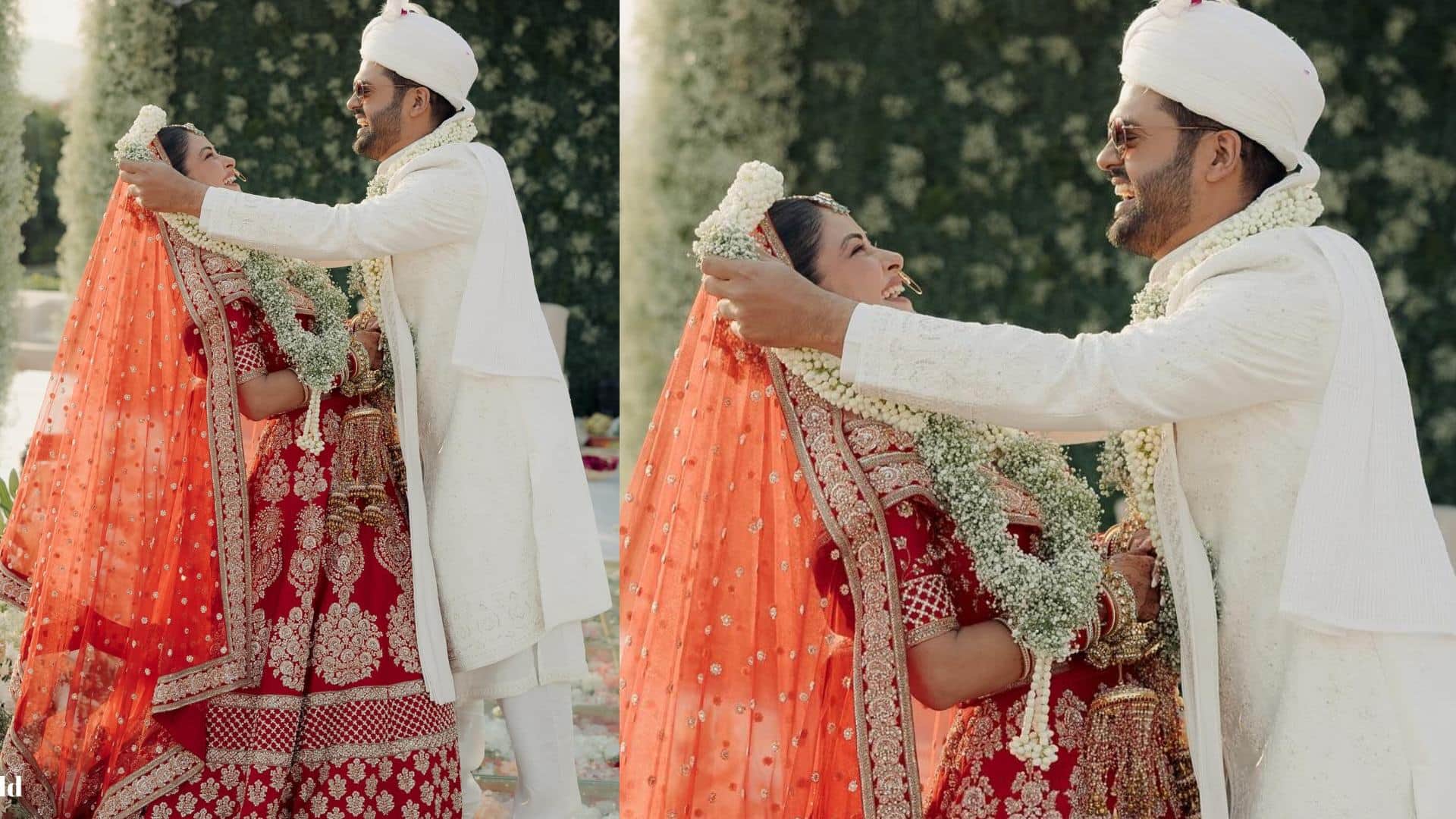 meera chopra sister of Priyanka chopra wedding photos with rakshit kejriwal