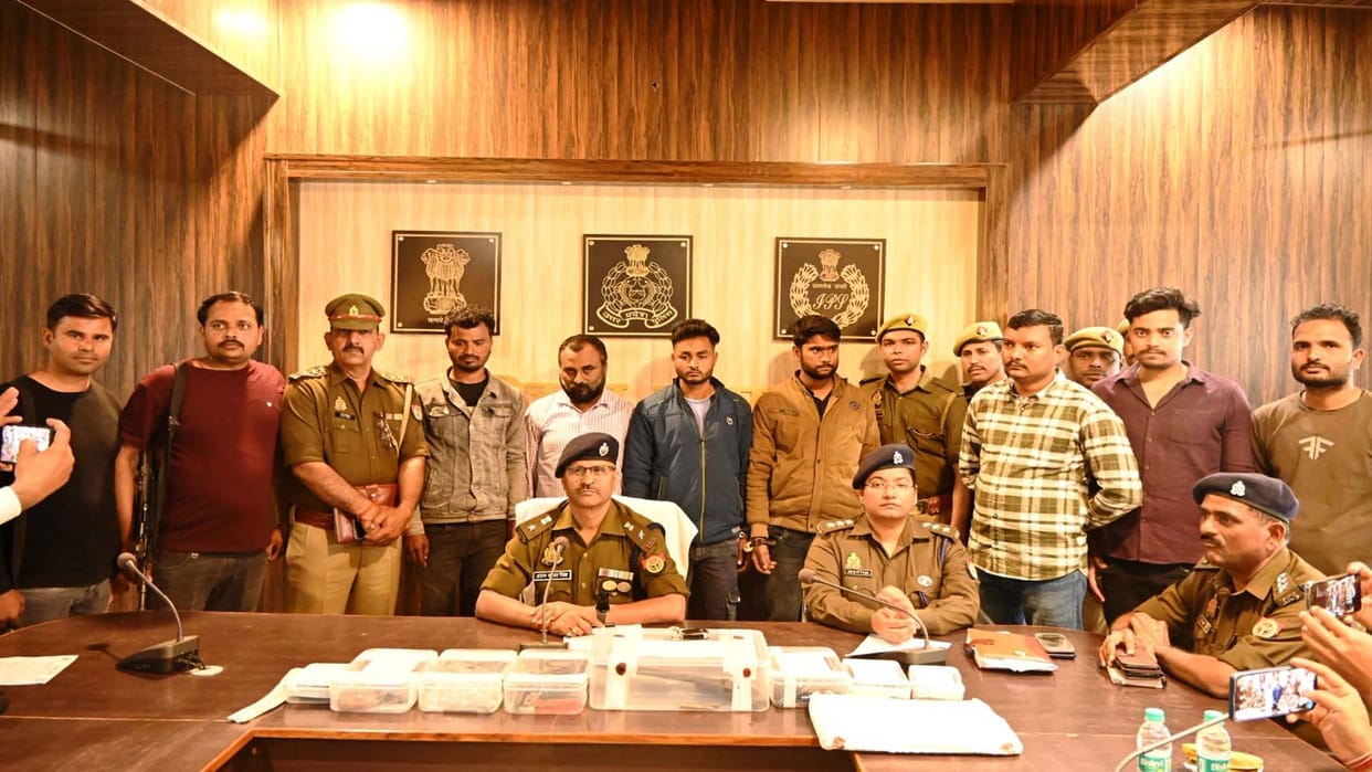 Chitrakoot: Six criminals who robbed a truck arrested in an encounter