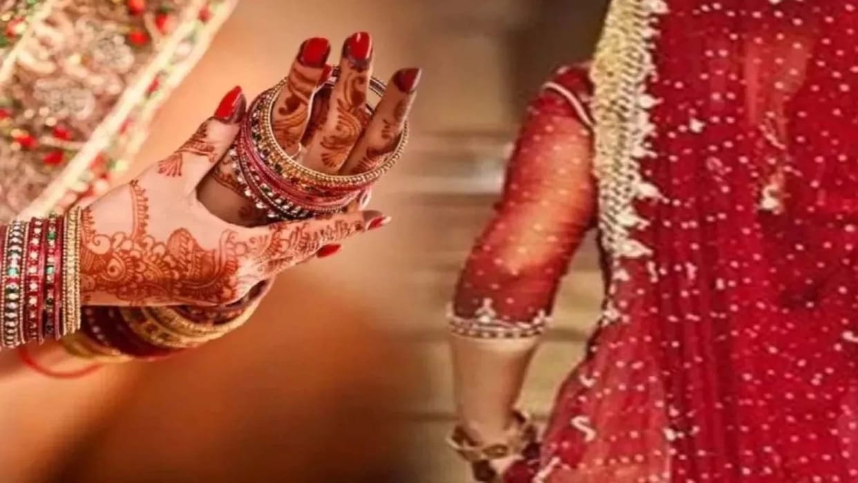 Groom did objectionable act by carrying bride in his lap