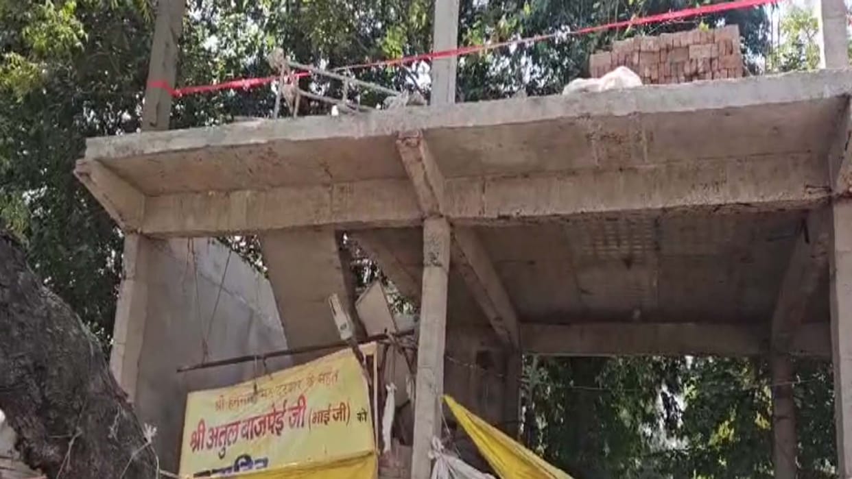 Kanpur: Illegal construction taking place under the cover of temple sealed