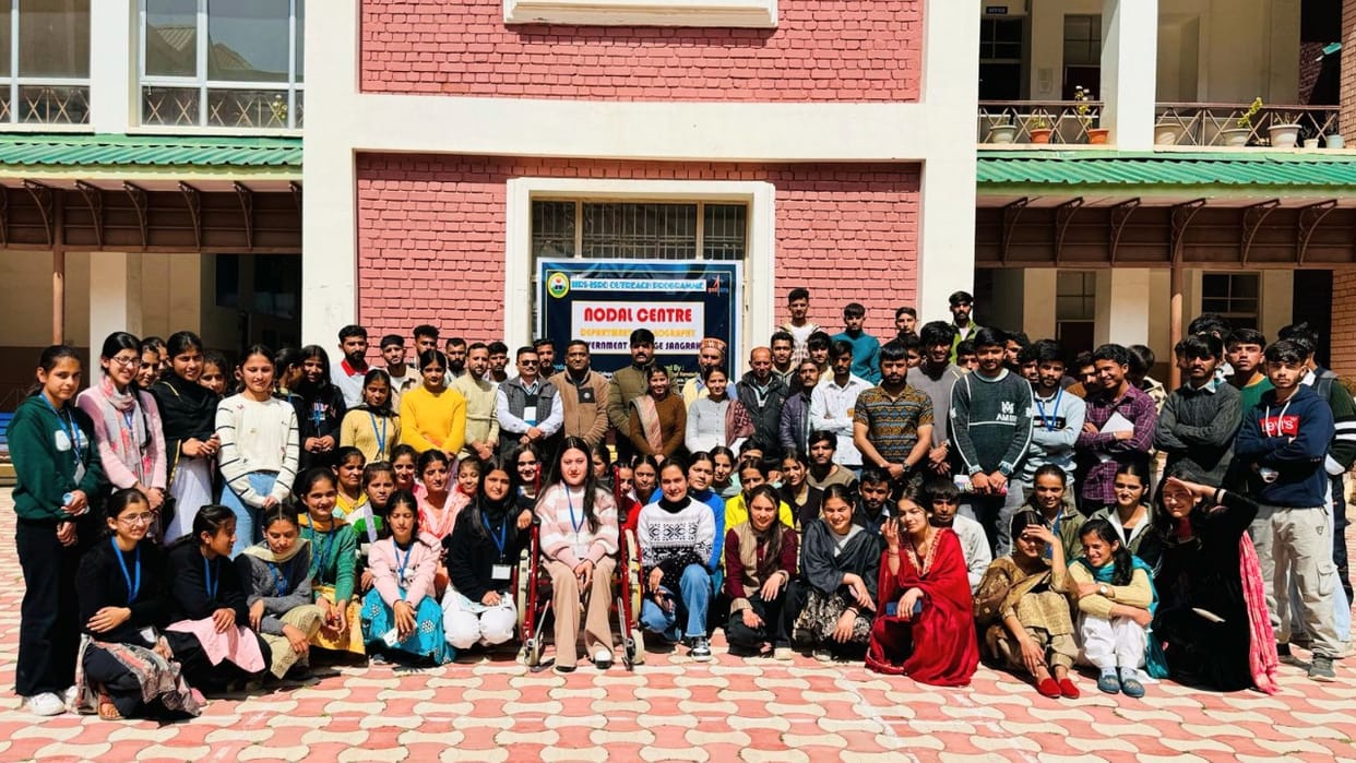 Achievement: ISRO's IIRS made Himachal's Sangrah College the center of distance education system.