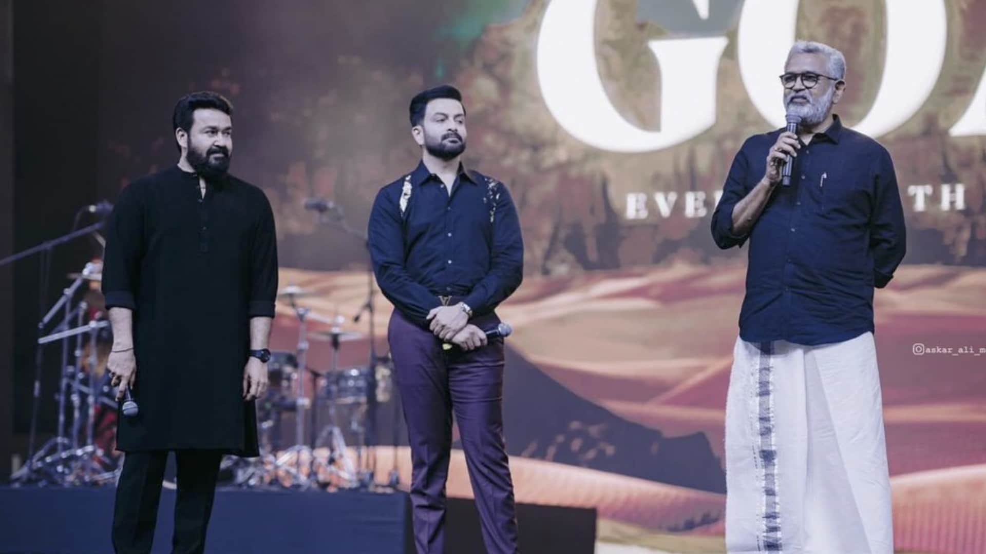 A R Rahman Gave Live Performance at The Goat Life Music Launch Prithviraj Sukumaran and Other Graced the Event