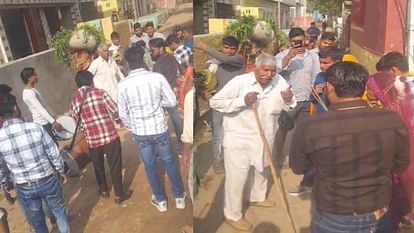 Village people created ruckus during young man horse riding in Agra