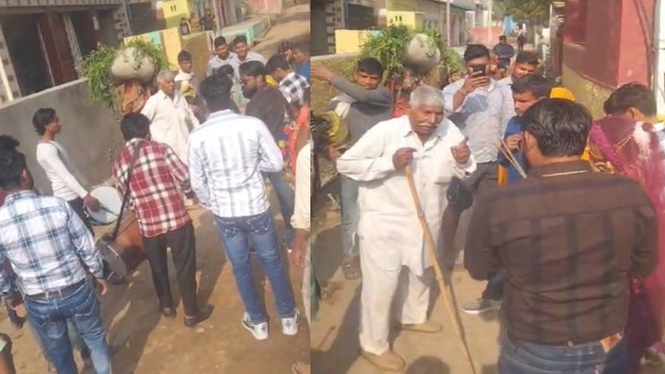 Village people created ruckus during young man horse riding in Agra