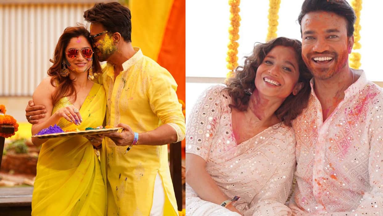 Holi 2024 trendy ethnic holi party outfit inspired by Ankita Lokhande
