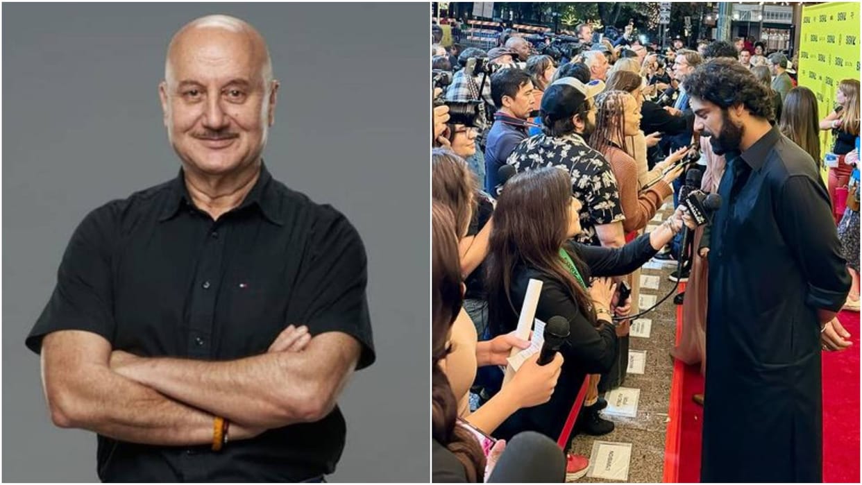 proud Moment for Anupam Kher as son Sikandar attends world premiere of his Hollywood debut film Monkey Man