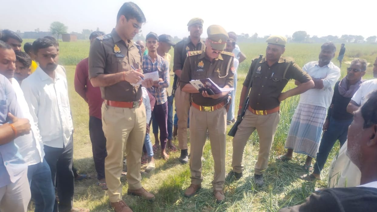 missing old woman dead body found the field in azamgarh jewelery was missing