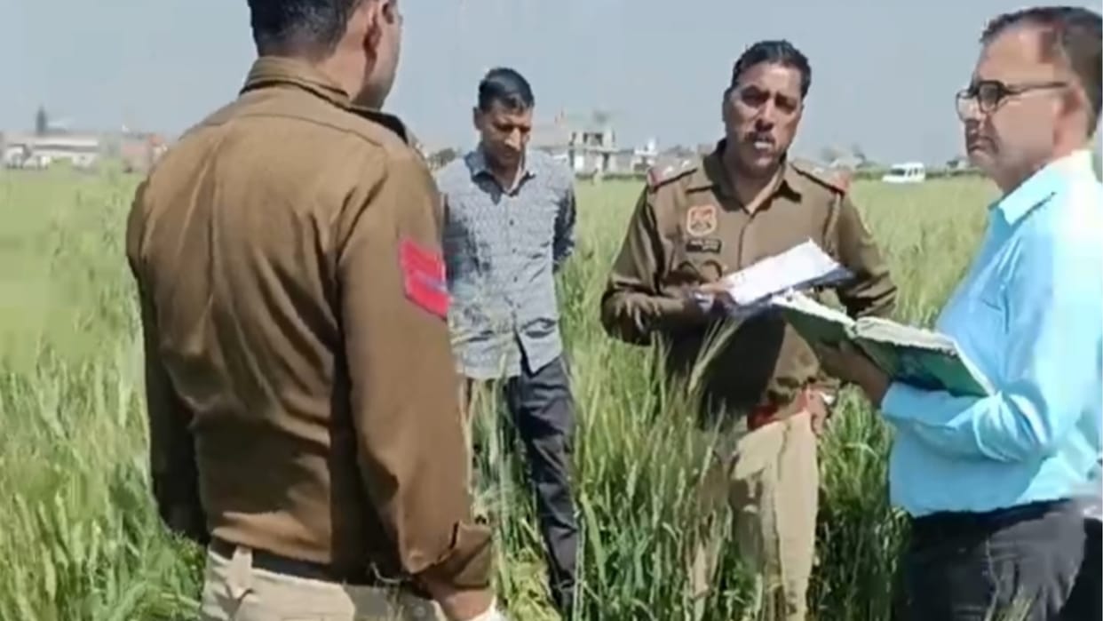 Kurukshetra: Human skeleton found in wheat field near Dabur Colony of Mehra village
