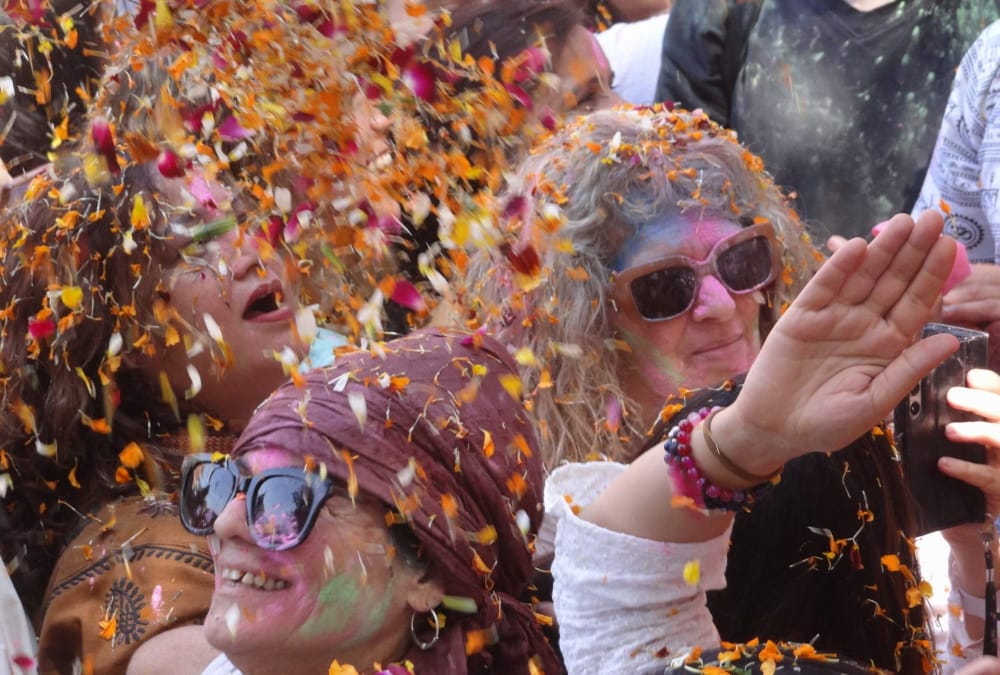 Holi 2024 Celebrated in Parmarth Niketan Rishikesh Before International Yoga Festival Photos