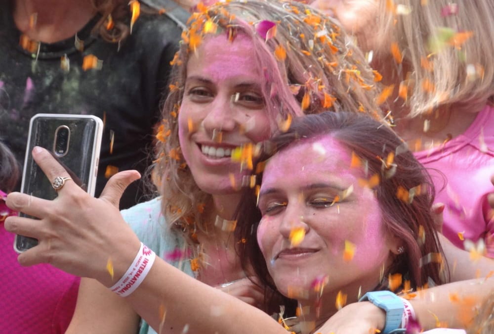 Holi 2024 Celebrated in Parmarth Niketan Rishikesh Before International Yoga Festival Photos