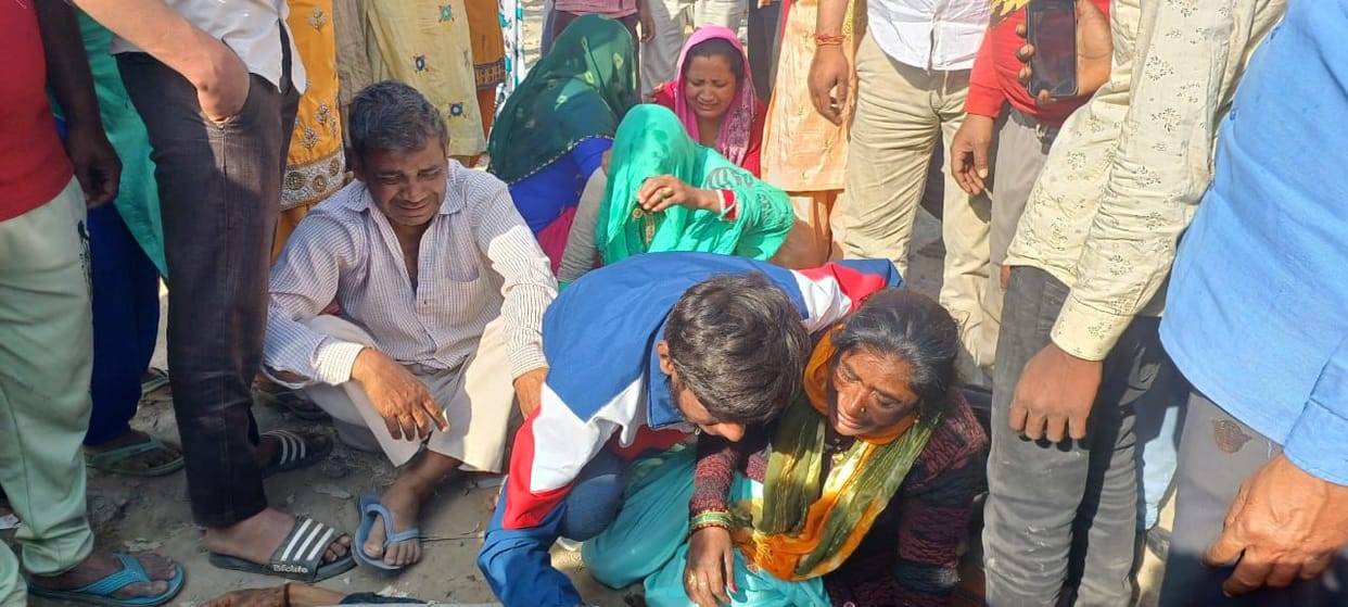 Baghpat: Young man died due to drowning in a pond, got marriage two days back, villagers created rucku